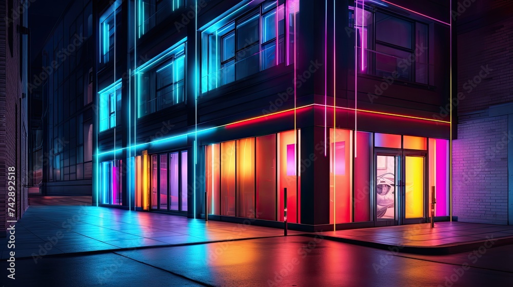 A photo of a contemporary architectural design A photo of a contemporary architectural design