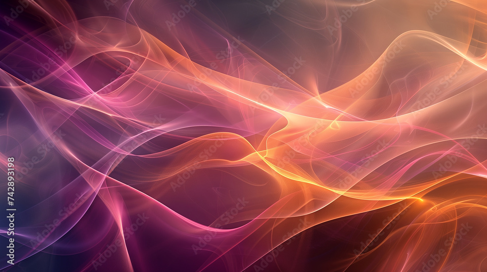炎の煙のカラフルな背景画像。ダークゴールドとバイオレット色。
Colorful background image of flame smoke. Dark gold and violet color. [Generative AI]
