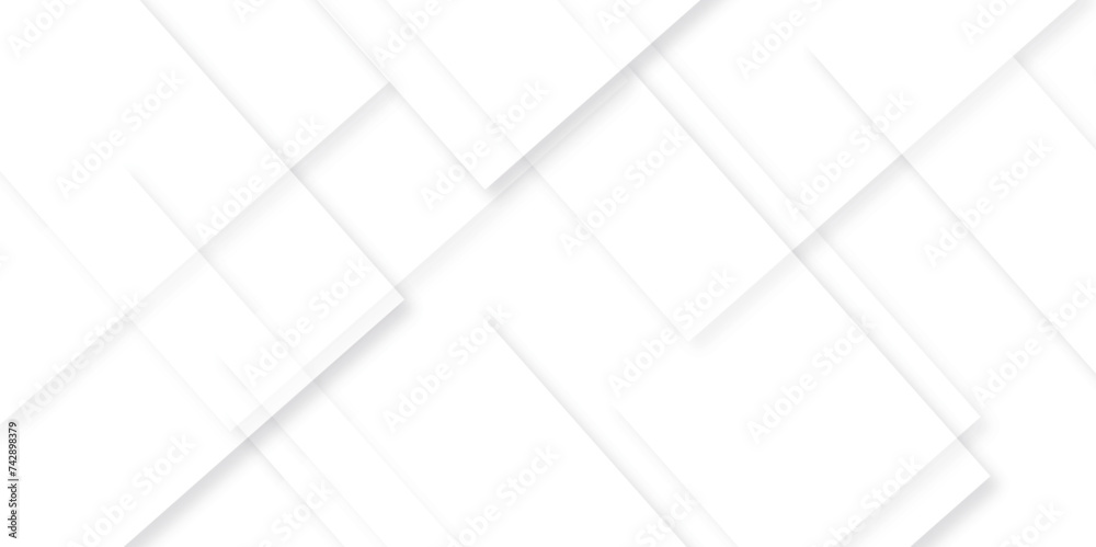 Modern Abstract white background design with layers of textured white transparent material in triangle and squares shapes. White color technology concept geometric line vector background. Modern Abstract white background design with layers of textured white transparent material in triangle and squares shapes. White color technology concept geometric line vector background.