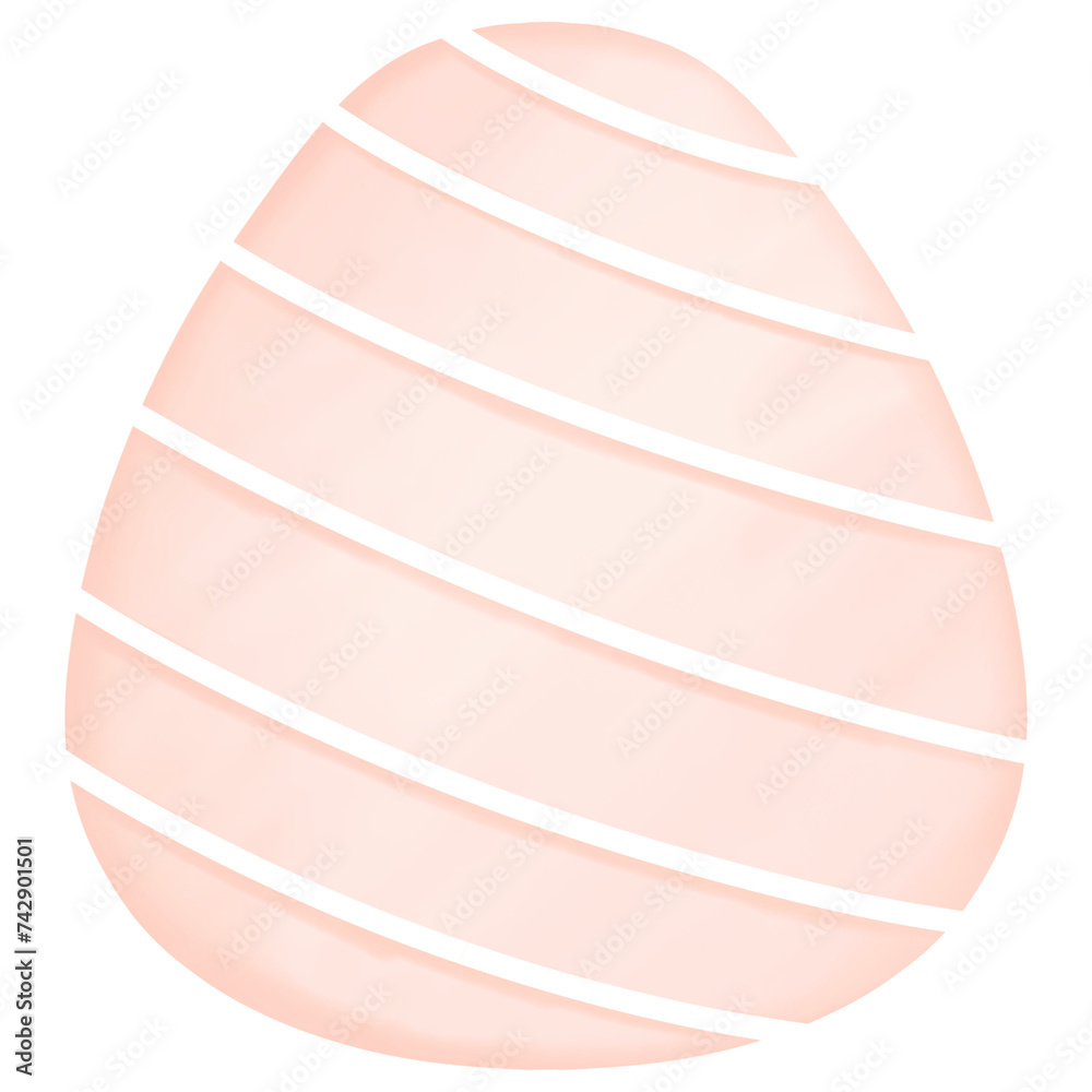 Watercolor Easter Egg