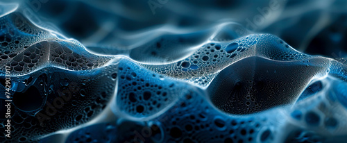 Microscopic Marvel: Intricate Cellular Foam Structure created with Generative AI technology © Fernando Cortés