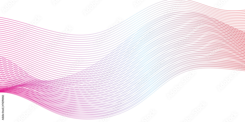 Abstract background pink and red wave line in vector business texture. Pattern line blend curve waves flow futuristic technology digital sound and noise energy wave line flow background.
Abstract background pink and red wave line in vector business texture. Pattern line blend curve waves flow futuristic technology digital sound and noise energy wave line flow background.
