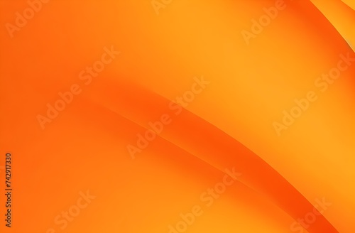 The orange gradient color abstract background of smooth lines wallpaper
