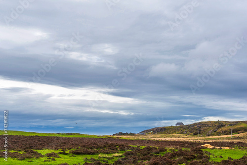 nature sceneries along the wester ross route, highlands Scotland photo