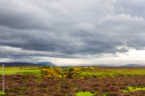 nature sceneries along the wester ross route, highlands Scotland photo