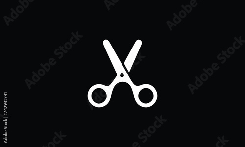 scissors on a white background