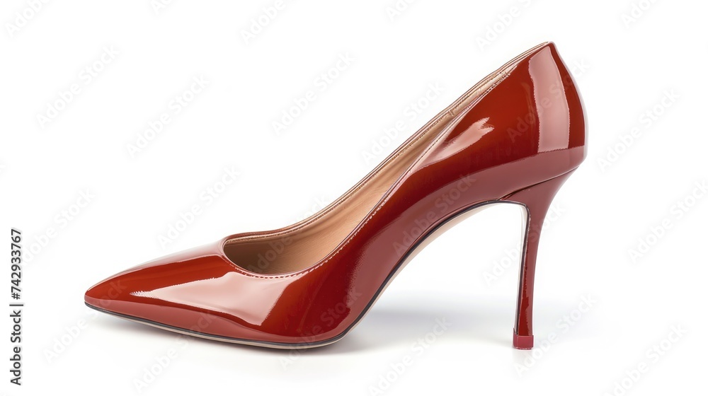 Stylish and pretty, elegant women's high-heeled shoes to make the female gender even more beautiful. Generative AI . Isolated background Stylish and pretty, elegant women's high-heeled shoes to make the female gender even more beautiful. Generative AI . Isolated background