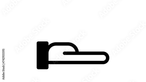 hand and money icon animation. with transparant background and style bouncing icon. best for video concept for currency. 