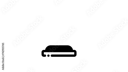 lawyer icon animation. with transparant background and style bouncing icon. best for video concept of court, lawyer, related to the law of justice.