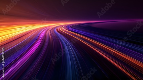 Abstract light waves background