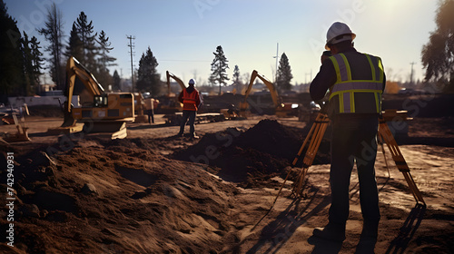 Engineers conducting geotechnical surveys and analyzing soil conditions to assess foundation requirements and inform site preparation activities for construction projects. 