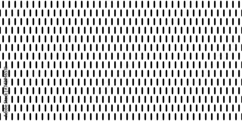 dashed line pattern. striped background with seamless texture. short lines with rounded corner. Horizontal offset. vector illustration
