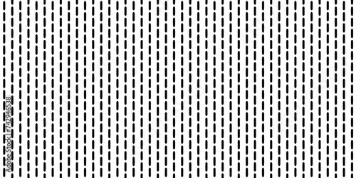 dashed line pattern. striped background with seamless texture. short lines with rounded corner. Vertical offset. vector illustration