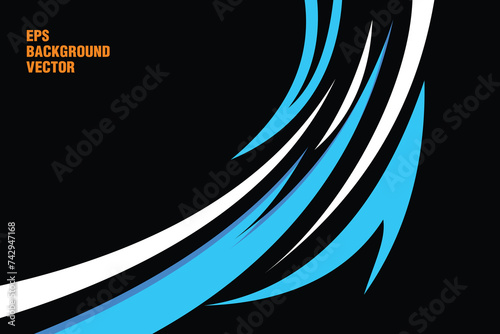 Vector background illustration sticker modern design Premium