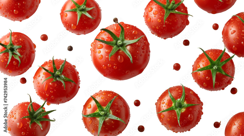 pattern with tomatoes pattern with tomatoes