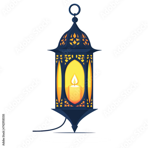 christmas lantern with candle