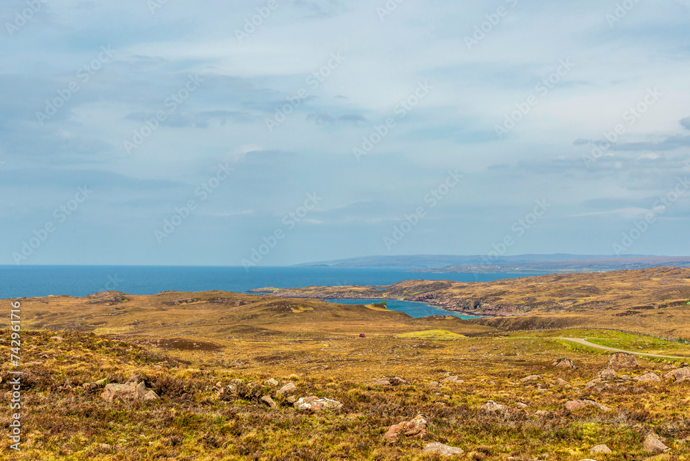 nature sceneries along the wester ross route, highlands Scotland