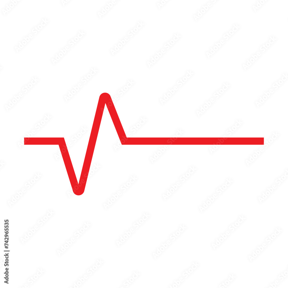 Pulse line ilustration logo vector template Pulse line ilustration logo vector template