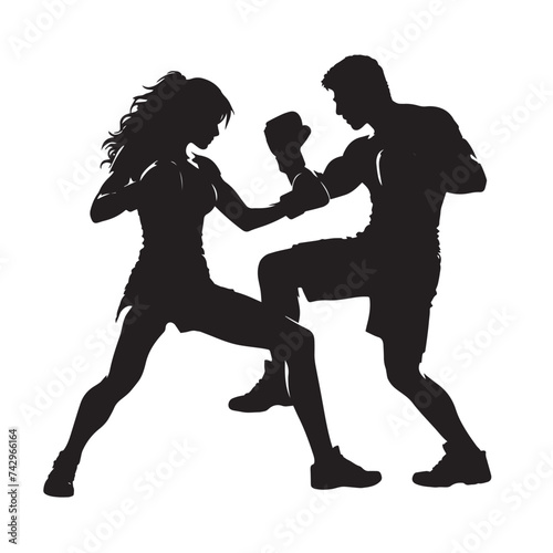 "Monochrome Conflict: Intense Black & White Couple Argument"




