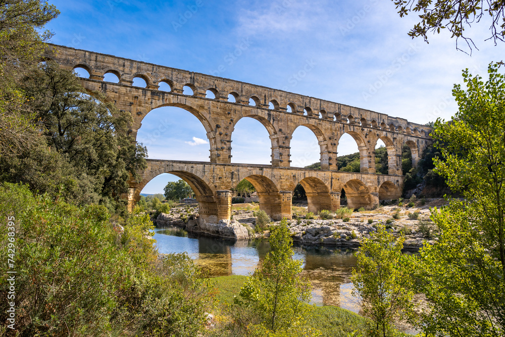 Pont Du Gard, Nimes, Occitania del Sur, Francia