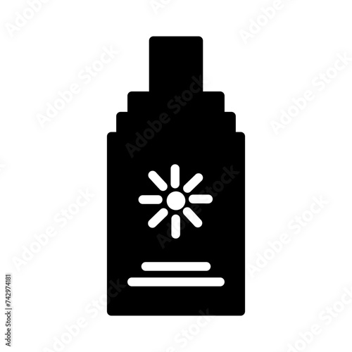 Block Screen Sun Glyph Icon