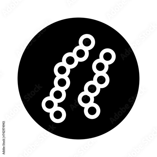 Micro Pathogen Virus Glyph Icon