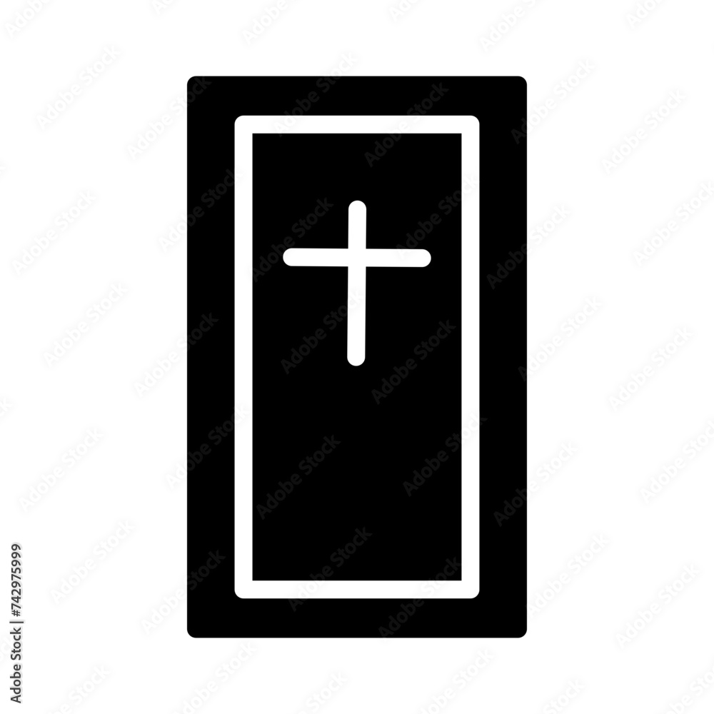 Dead Death Funeral Glyph Icon Dead Death Funeral Glyph Icon