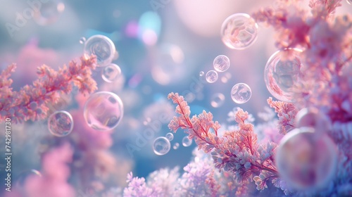 A depiction of transparent lipid molecules forming a cell membrane, set against a soft, pastel background, emphasizing cell biology and biochemistry. 8k photo