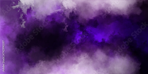 Fototapeta Naklejka Na Ścianę i Meble -  Purple isolated cloud cumulus clouds smoke swirls cloudscape atmosphere.dramatic smoke smoke exploding mist or smog misty fog fog and smoke realistic fog or mist fog effect.
