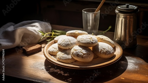 Spanish shortbread cookies 