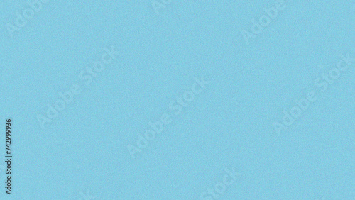 Grainy background. Textured plain Sky Blue color with noise surface. for display product background. 