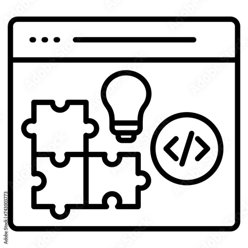 Problem Solver  Icon Element For Design