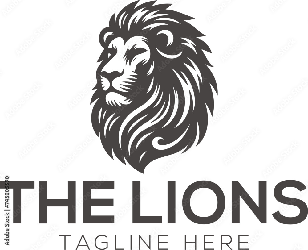 lion logo design vector template lion logo design vector template