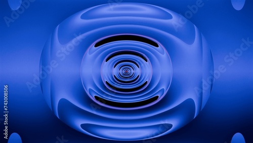 An abstract image showcasing a camera lens as a central point of focus,