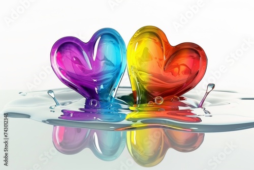 LGBTQ Pride magic. Rainbow empowerment colorful hodgepodge diversity Flag. Gradient motley colored host LGBT rights parade festival disciple diverse gender illustration