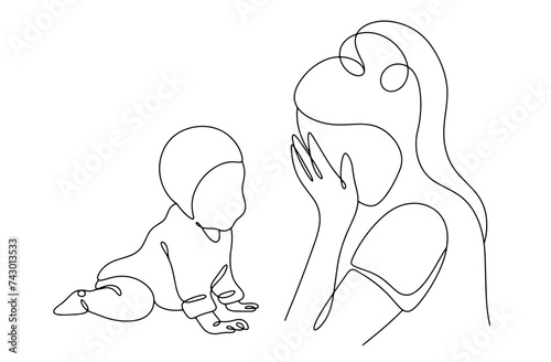 Mother. Child. Postpartum depression. Problem. Stress