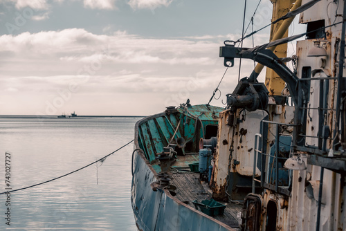 old ship ran aground in Ukraine