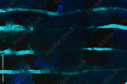 Abstract blue black background. Print pattern for cards, clothes, banner, dark contrasting colors wallpaper