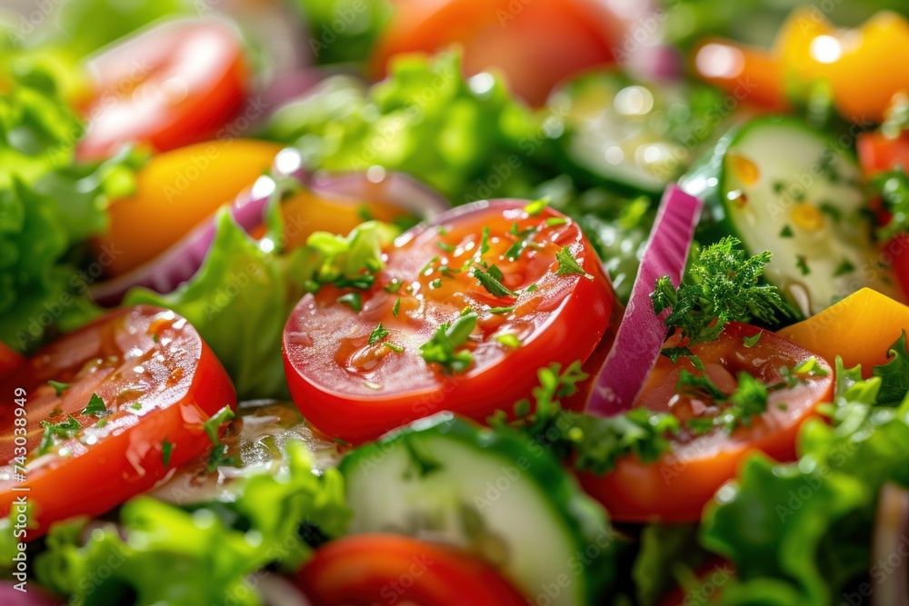 Fresh vegetable salad Fresh vegetable salad
