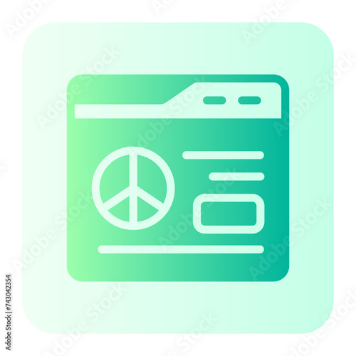 petition gradient icon