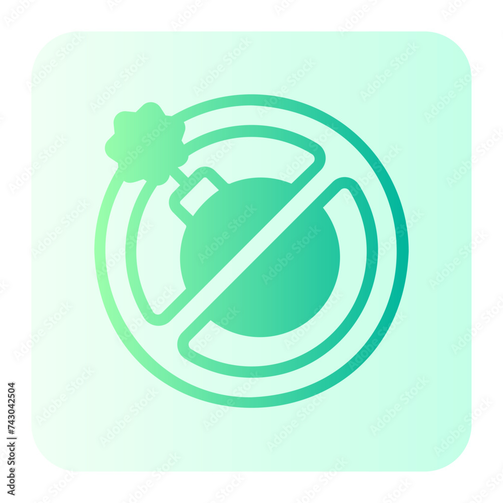 no war gradient icon no war gradient icon
