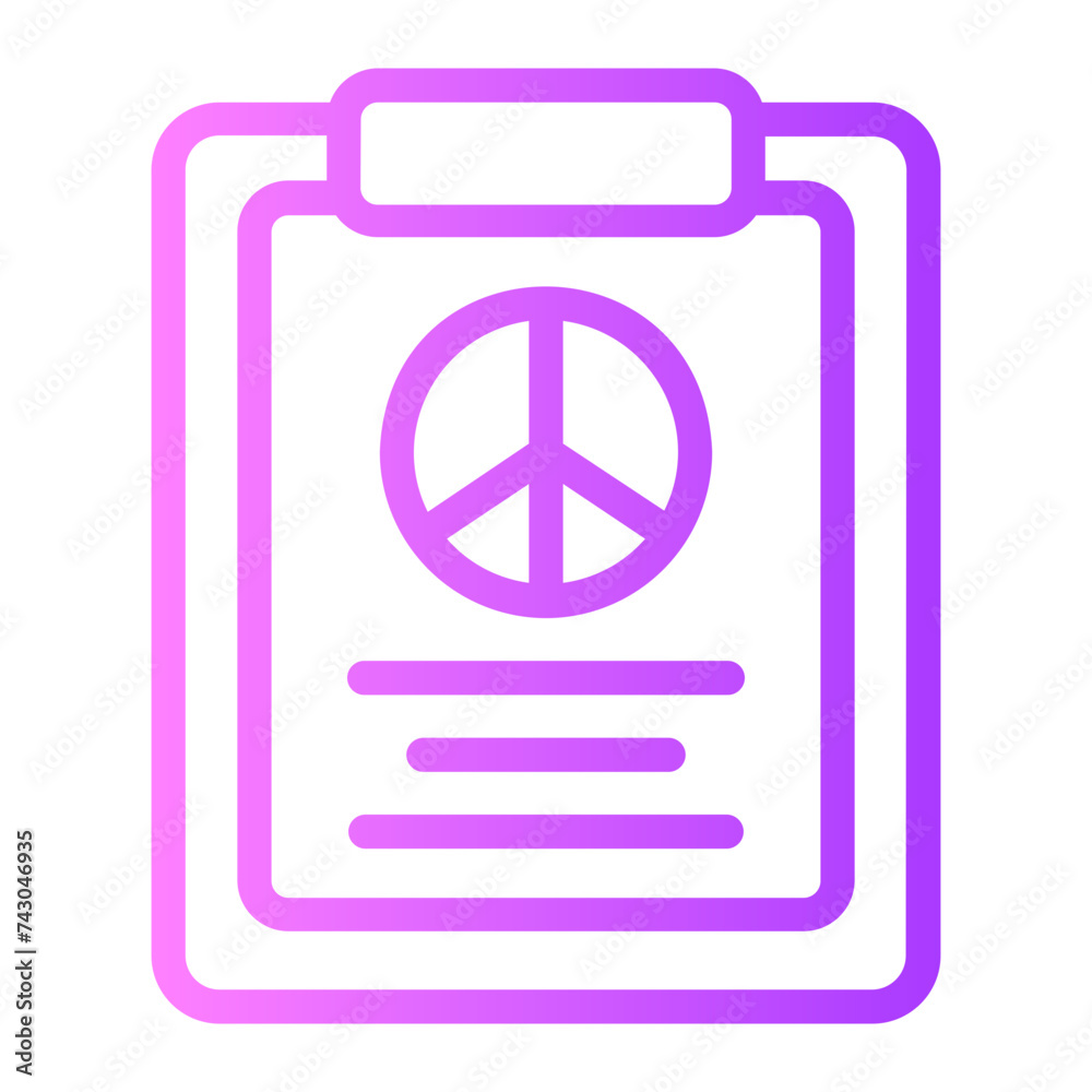 petition gradient icon