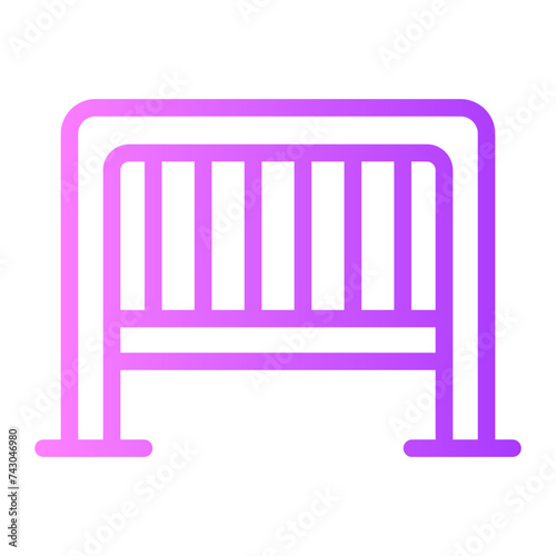 barricade gradient icon