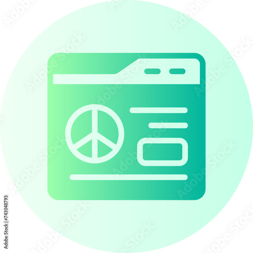 petition gradient icon