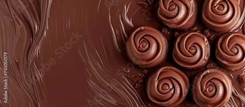 cinnamon rolls with cocoa. ...