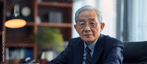 asian leader old man lead g...