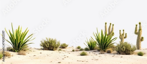 Plant sprouting in the dese...