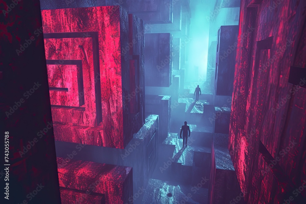 A 3D animated realm of the afterlife transformed into an intriguing ...