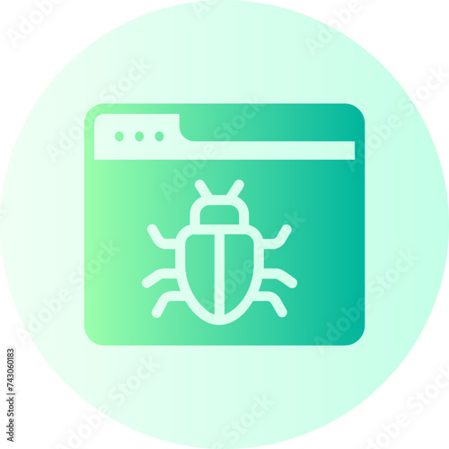 infected gradient icon