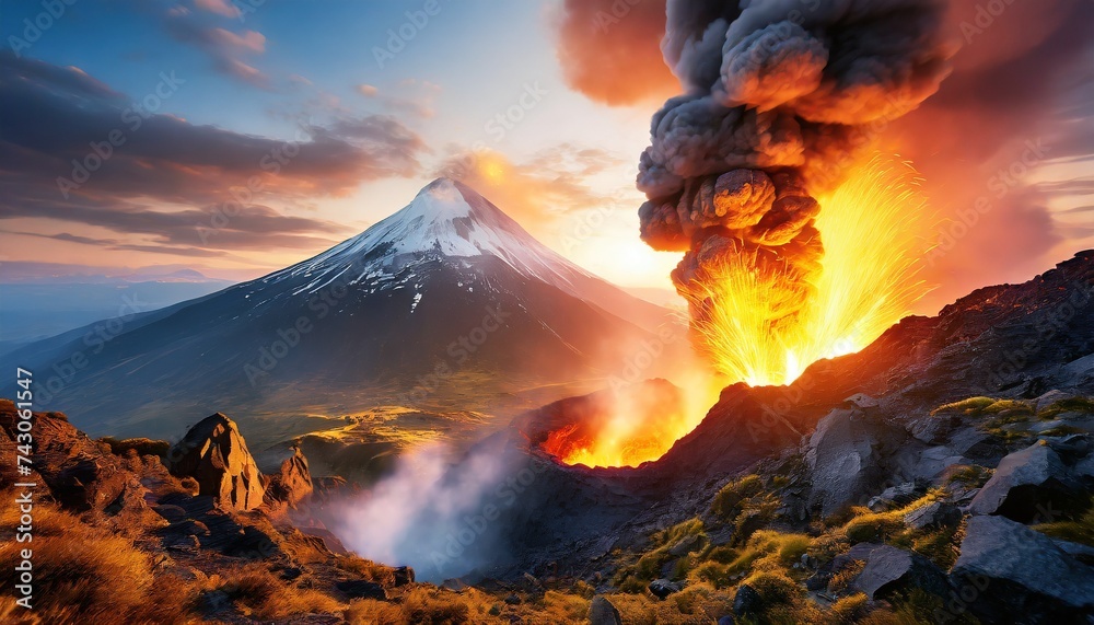 Fototapeta premium eruption